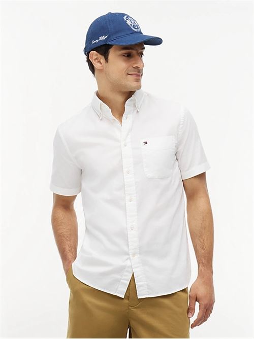 light oxford solid ss bd shirt TOMMY HILFIGER | MW0MW42285YBR